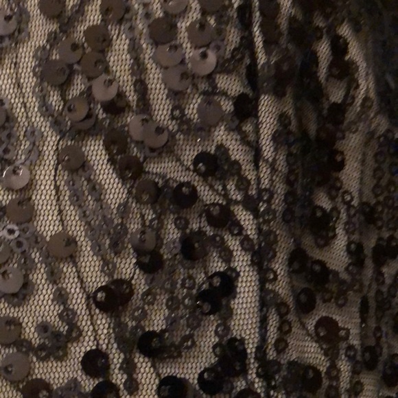 Strapless sequins tulle dress - Picture 7 of 8